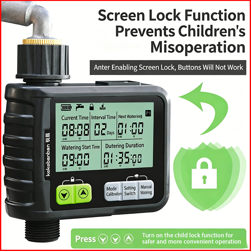 Rain Sensor For Irrigation Timer - ZK Digital Garden Water Timer with