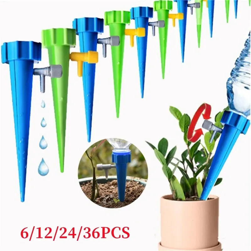 6/12/24/48pcs Automatic Drip I - Drip Irrigation System Automatic Kit ulasan dan harga