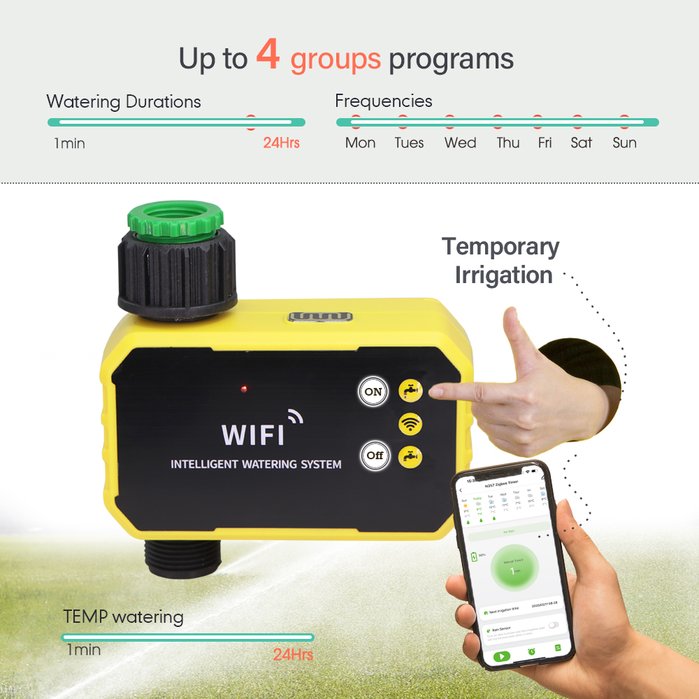 Zigbee Smart Irrigation Timer  - Rain Sensor For Irrigation Timer ulasan dan harga