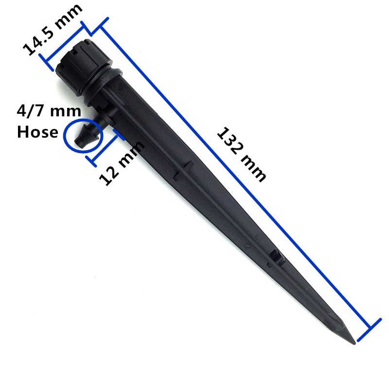 6PCS Black Adjustable Irrigati - Drip Emitters Adjustable 360 Micro ulasan dan harga
