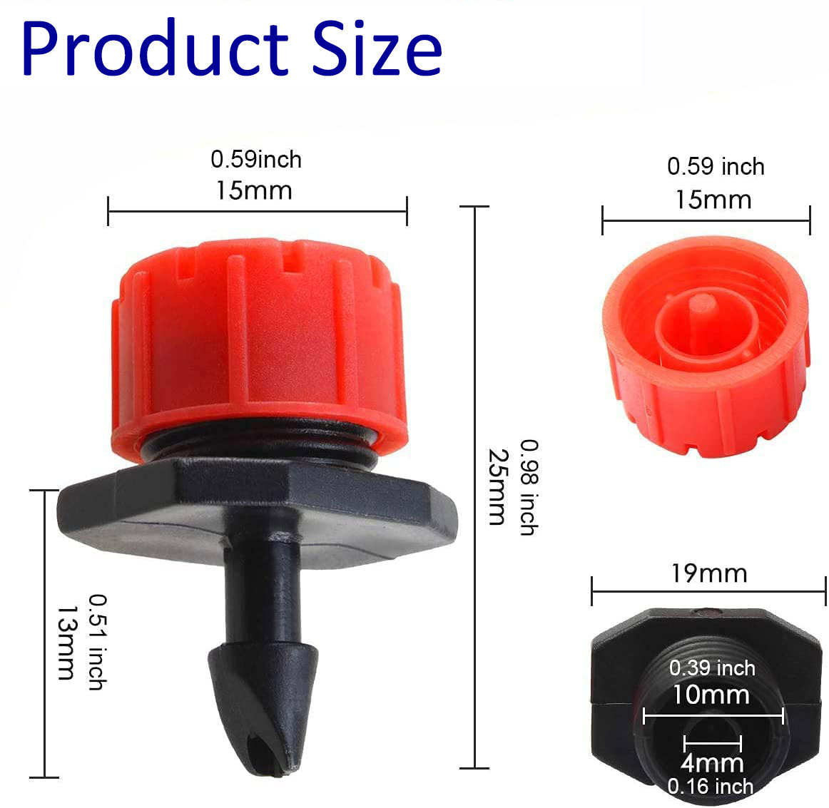 Adjustable Irrigation Drippers - Drip Emitters Adjustable 360 Micro ulasan dan harga