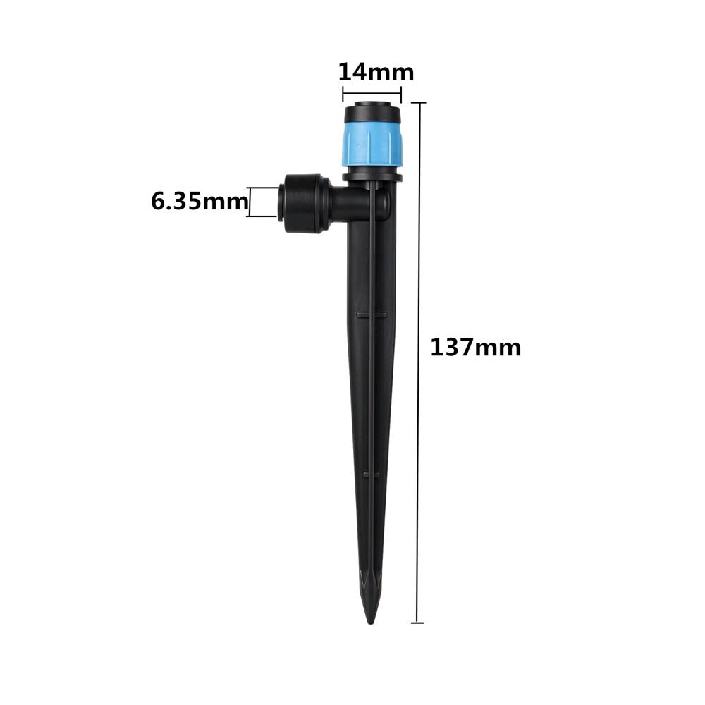 10/20Pcs 1/4 Inch Adjustable D - Drip Emitters Adjustable 360 Micro ulasan dan harga