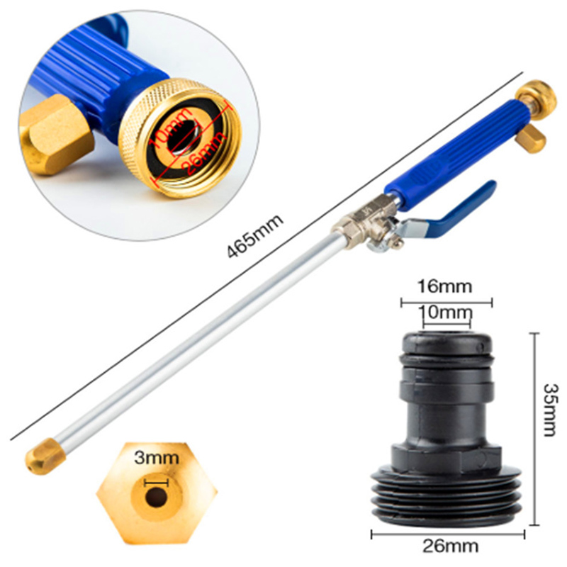 1Pcs Car High Pressure Power W - Garden Watering Wand Aluminum Spray ulasan dan harga
