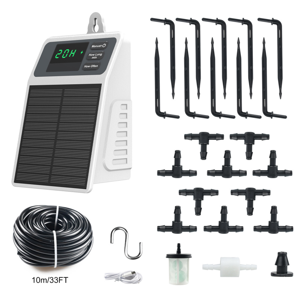 Automatic Plant Watering Syste - Solar Drip Irrigation Kit Garden ulasan dan harga