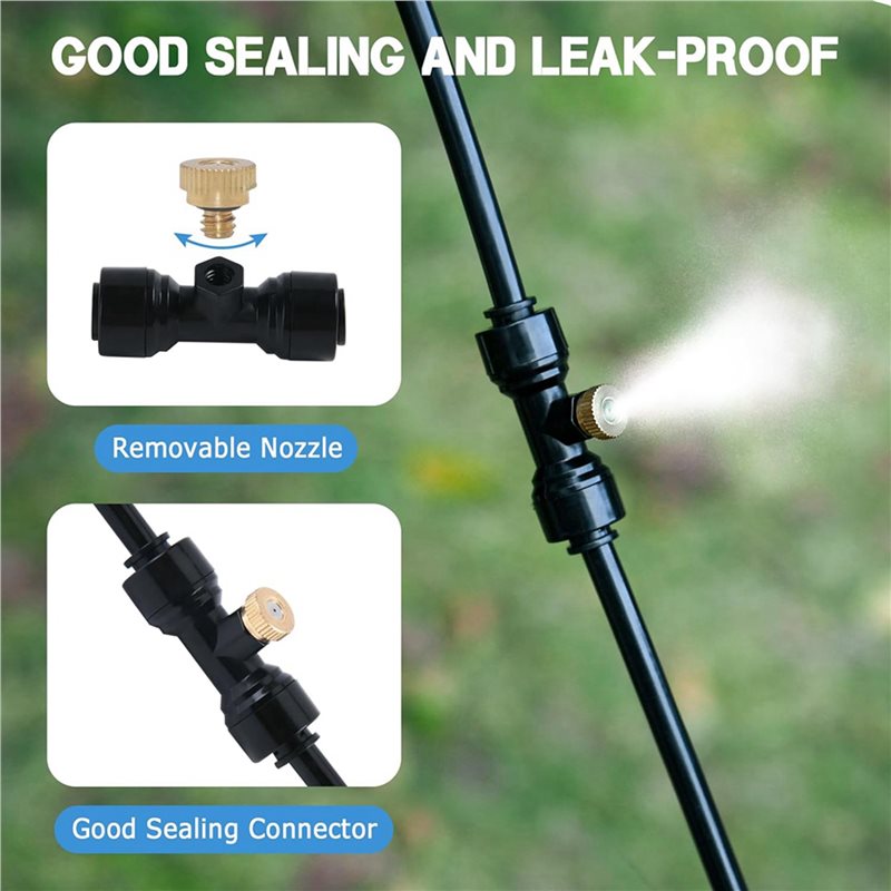 AB66-2X Misting Cooling System - Mist Cooling System Outdoor Patio 15M ulasan dan harga