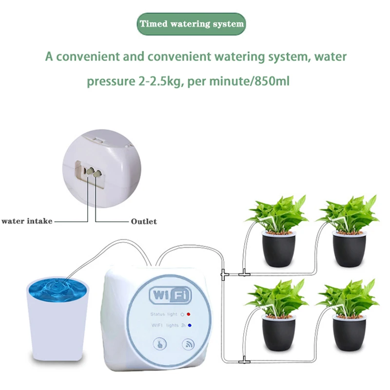 Wifi Garden Automatic Drip Irr - Automatic Watering Pump Indoor Plants ulasan dan harga