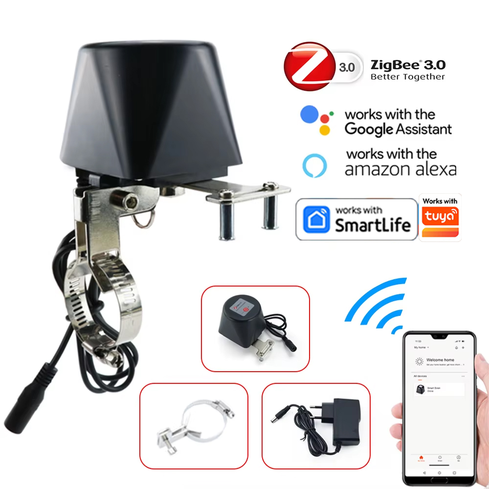 Zigbee Smart Gas Valve WIFI Ga - Tuya Zigbee Garden Irrigation Controller ulasan dan harga