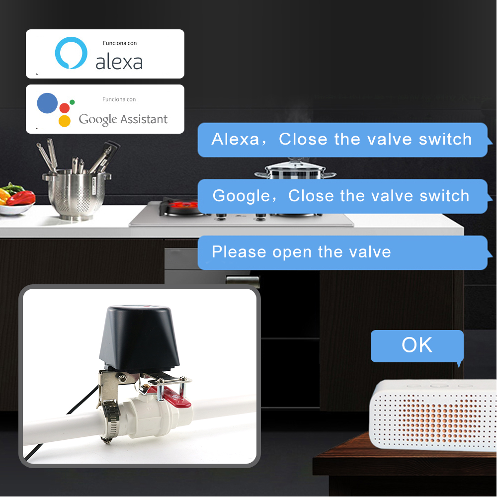 Zigbee Smart Gas Valve WIFI Ga - Tuya Zigbee Garden Irrigation Controller ulasan dan harga