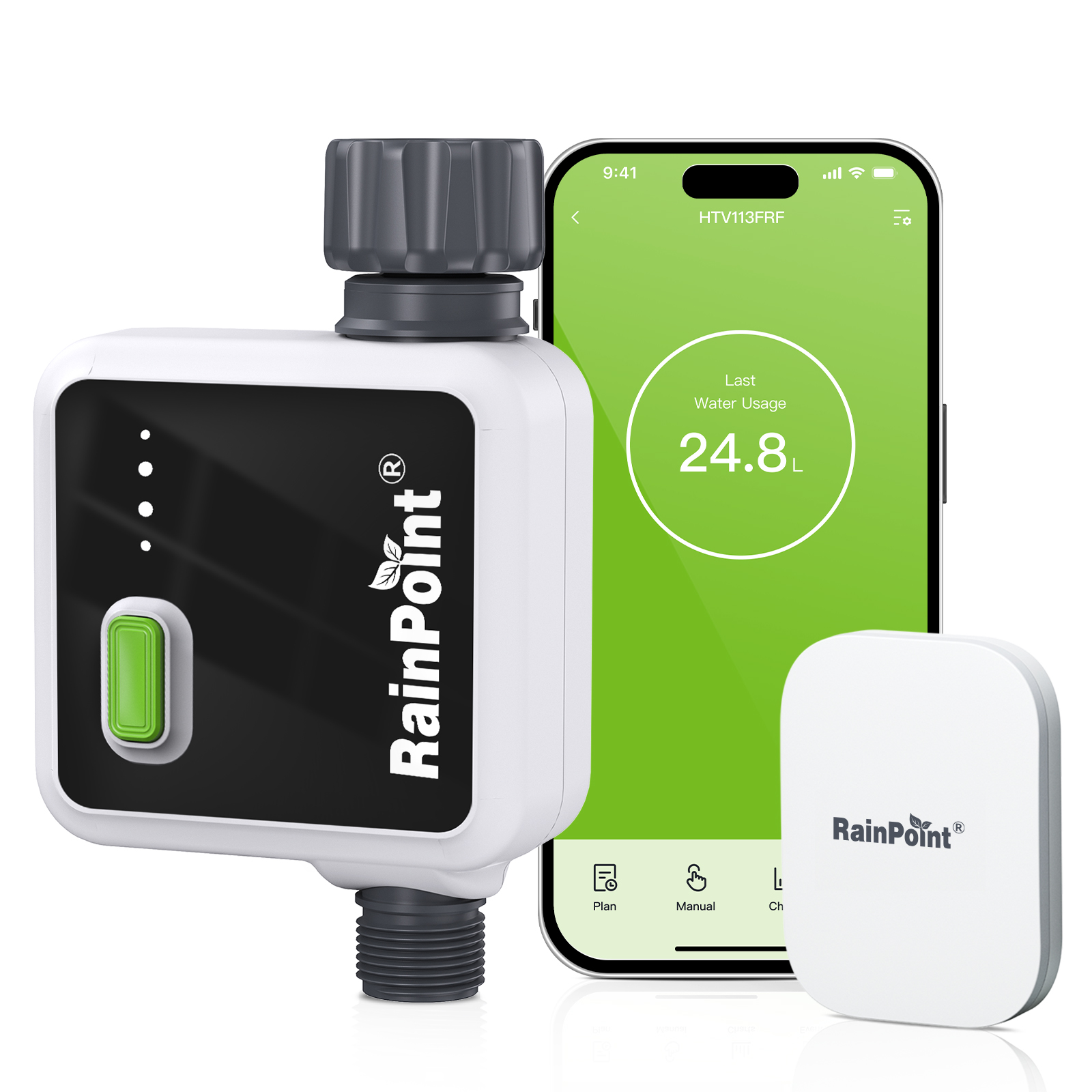 RAINPOINT 1-Zone Wireless Smar - Wifi Water Timer Hose Faucet Smart ulasan dan harga