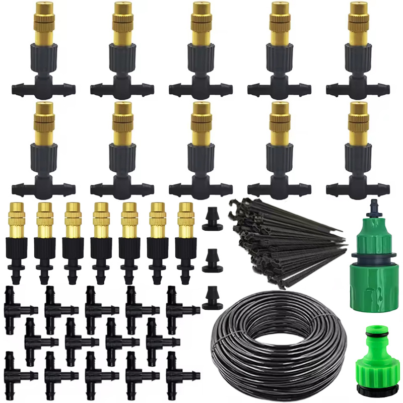 5M-20M Outdoor Misting Cooling - Mist Cooling System Outdoor Patio 15M ulasan dan harga