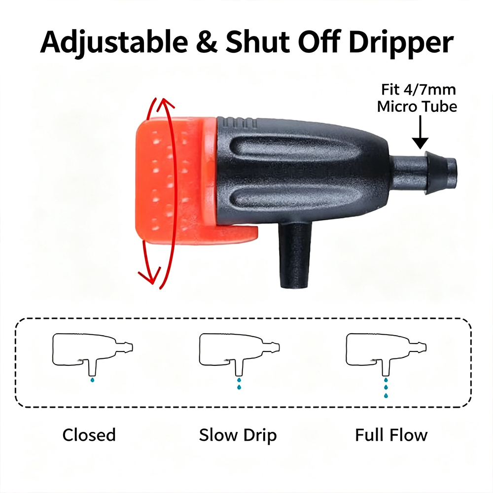 Adjustable Stake Sprinkler Dri - Drip Emitters Adjustable 360 Micro ulasan dan harga