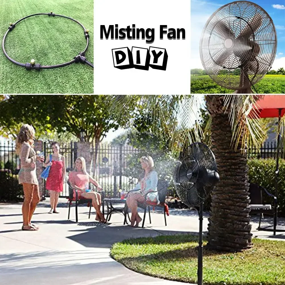 Outdoor Misting Cooling System - Mist Cooling System Outdoor Patio 15M ulasan dan harga