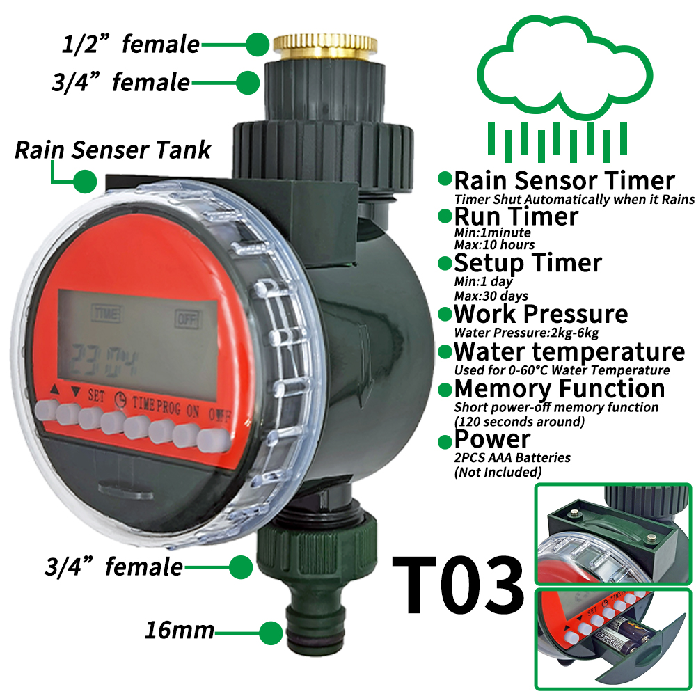 Oasis Garden Automatic Waterin - Rain Sensor For Irrigation Timer ulasan dan harga