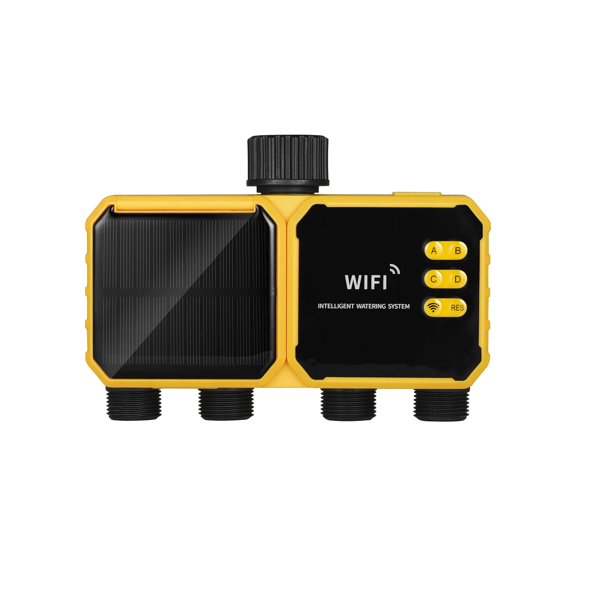 Household 4-Way WIFI  Solar Au - Rain Sensor For Irrigation Timer ulasan dan harga