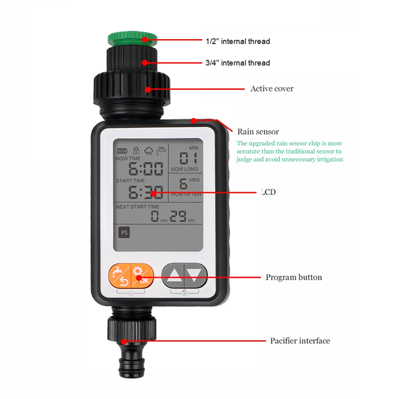 HHTL Automatic Manual Mode Irr - Rain Sensor For Irrigation Timer ulasan dan harga