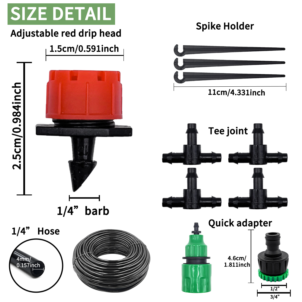 Automatic Drip Irrigation Kit  - Drip Irrigation System Automatic Kit ulasan dan harga