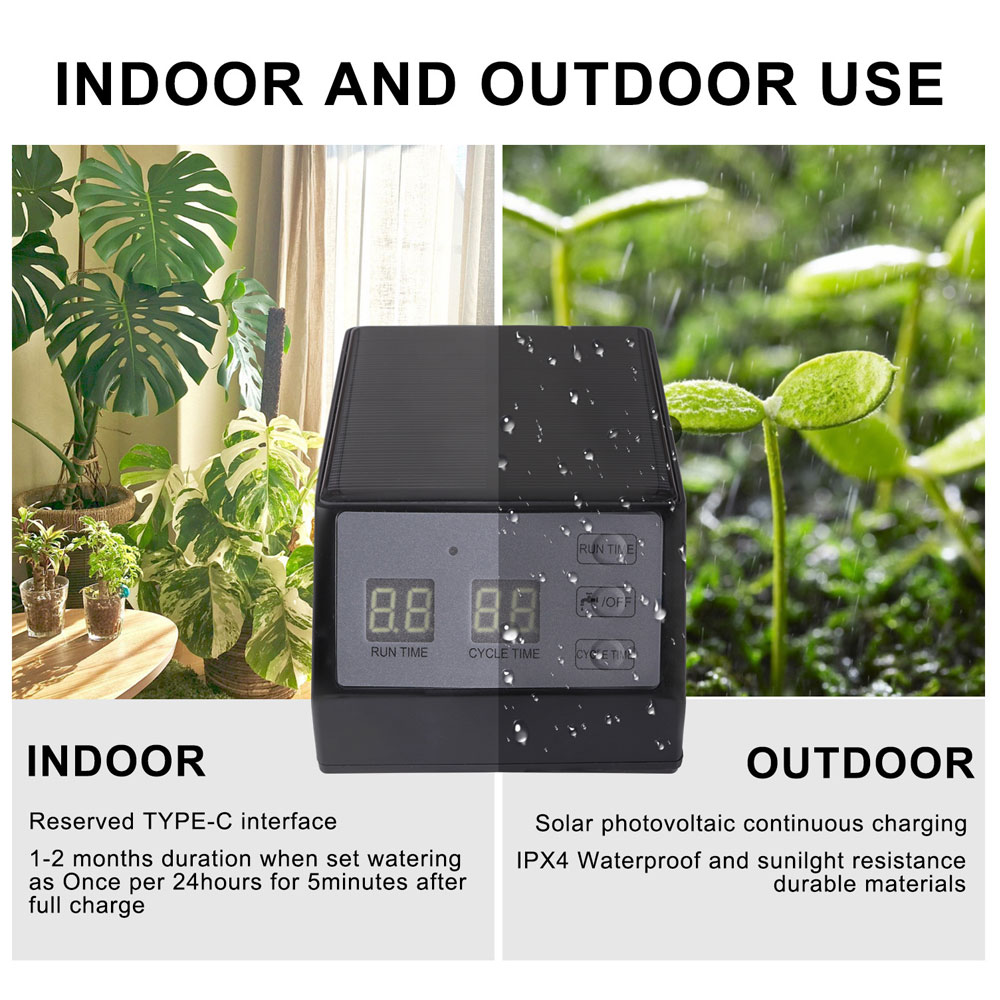 Solar Power Timer Automatic Dr - Solar Drip Irrigation Kit Garden ulasan dan harga