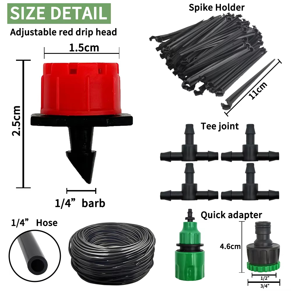 Garden Drip Irrigation Automat - Drip Irrigation System Automatic Kit ulasan dan harga