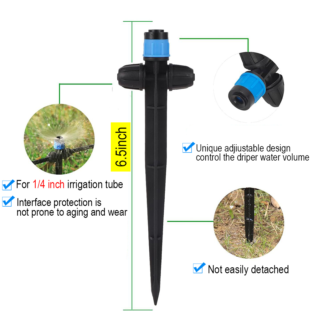 Adjustable Stake Sprinkler Dri - Drip Emitters Adjustable 360 Micro ulasan dan harga