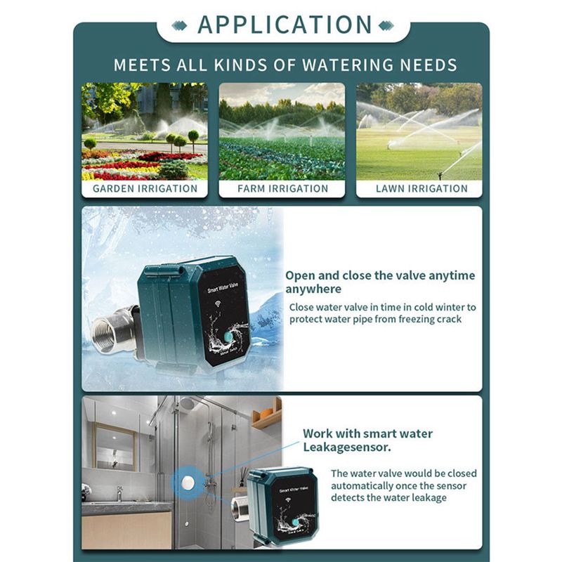 A36T-2X Tuya Smart Zigbee Elec - Tuya Zigbee Garden Irrigation Controller ulasan dan harga