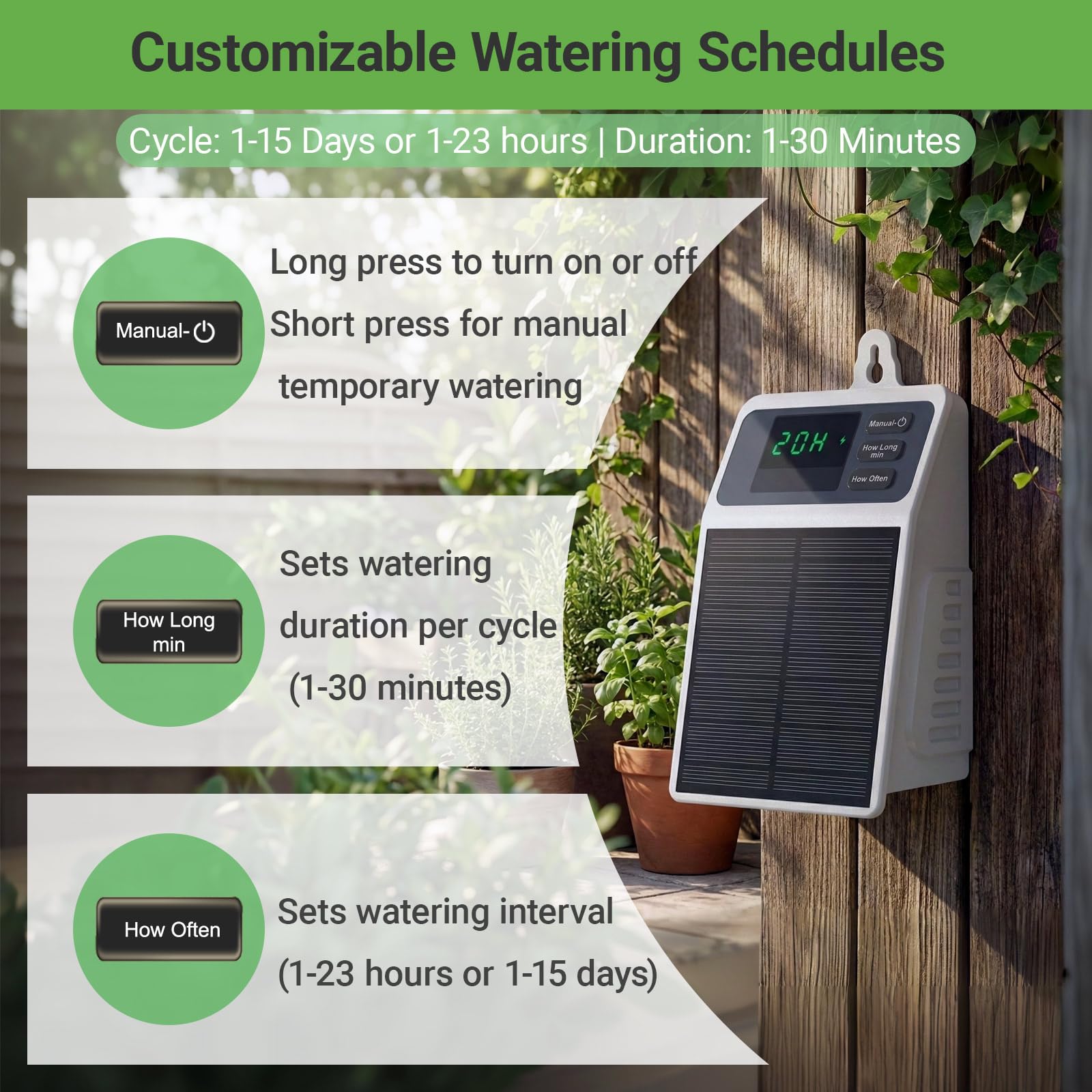 Upgraded Solar Drip Irrigation - Solar Drip Irrigation Kit Garden ulasan dan harga