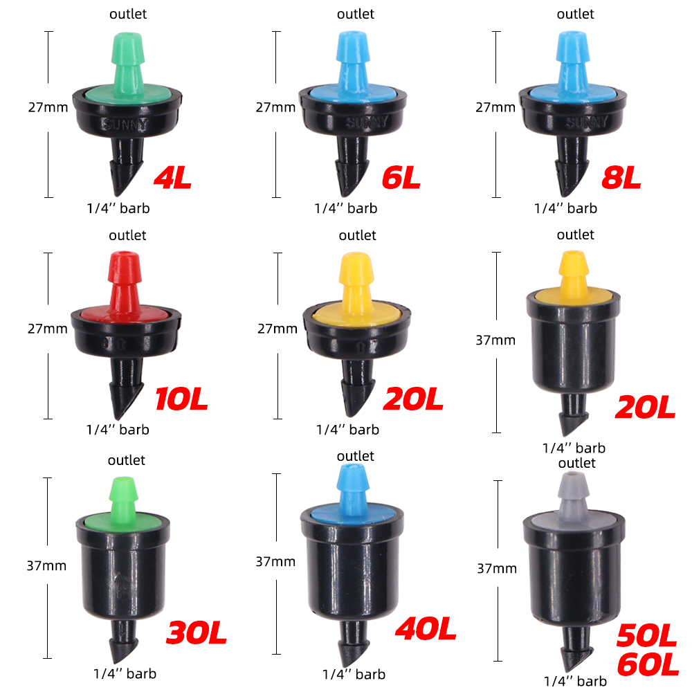 10-15PCS Greenhouse Watering M - Drip Emitters Adjustable 360 Micro ulasan dan harga