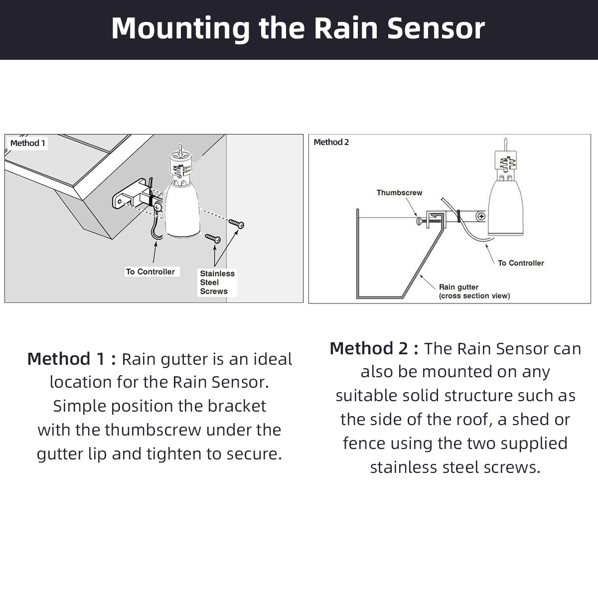 Mini Rain Sensor Automatically - Rain Sensor For Irrigation Timer ulasan dan harga