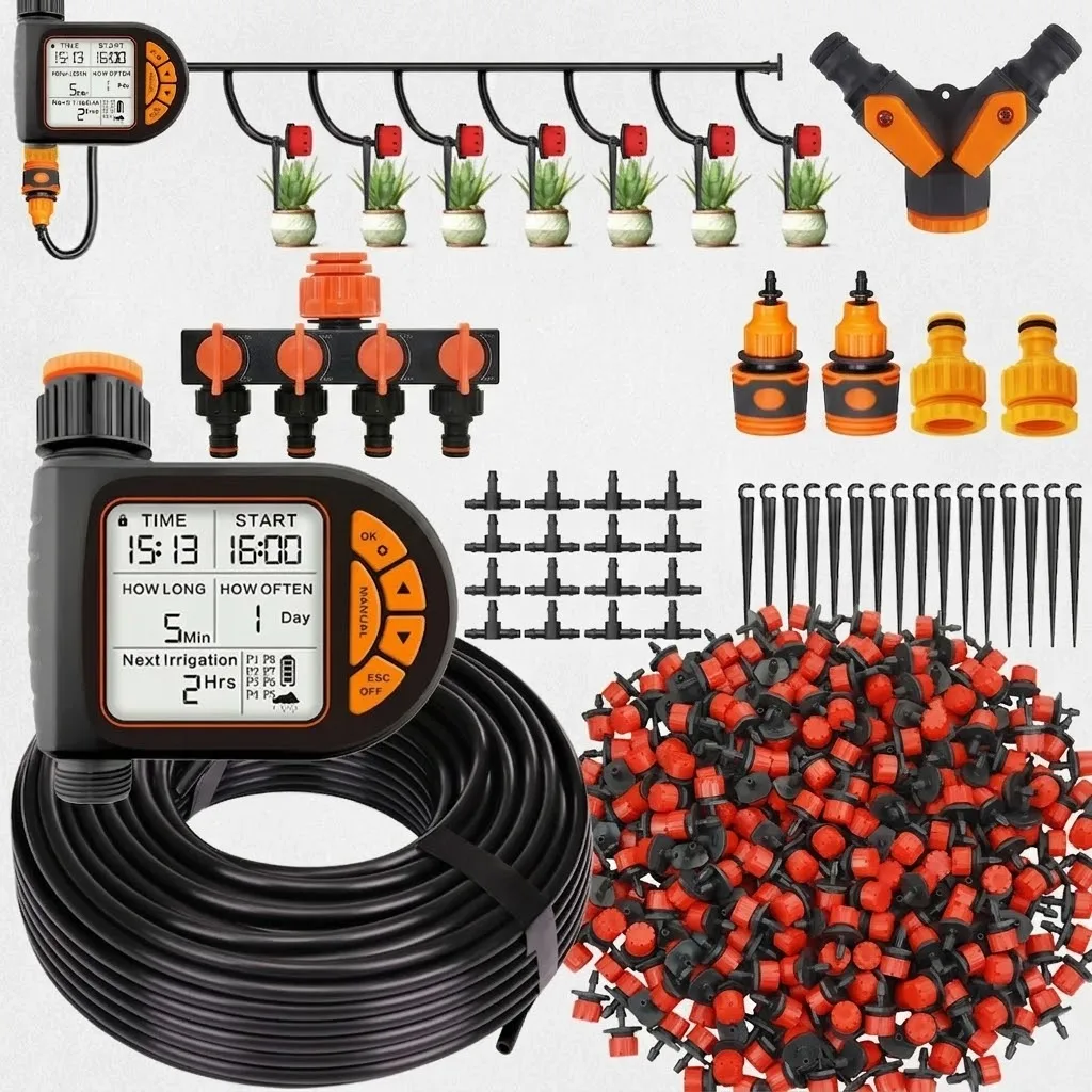 IPX5 Waterproof LCD Automatic  - Rain Sensor For Irrigation Timer ulasan dan harga