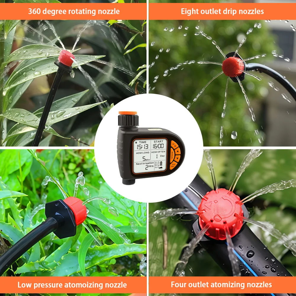 IPX5 Waterproof LCD Automatic  - Rain Sensor For Irrigation Timer ulasan dan harga