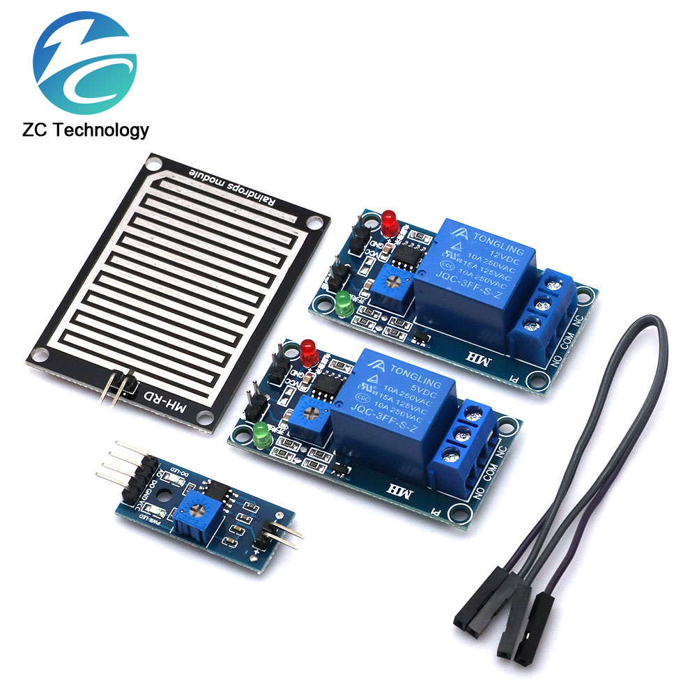 Snow Raindrops Detection Senso - Rain Sensor For Irrigation Timer ulasan dan harga