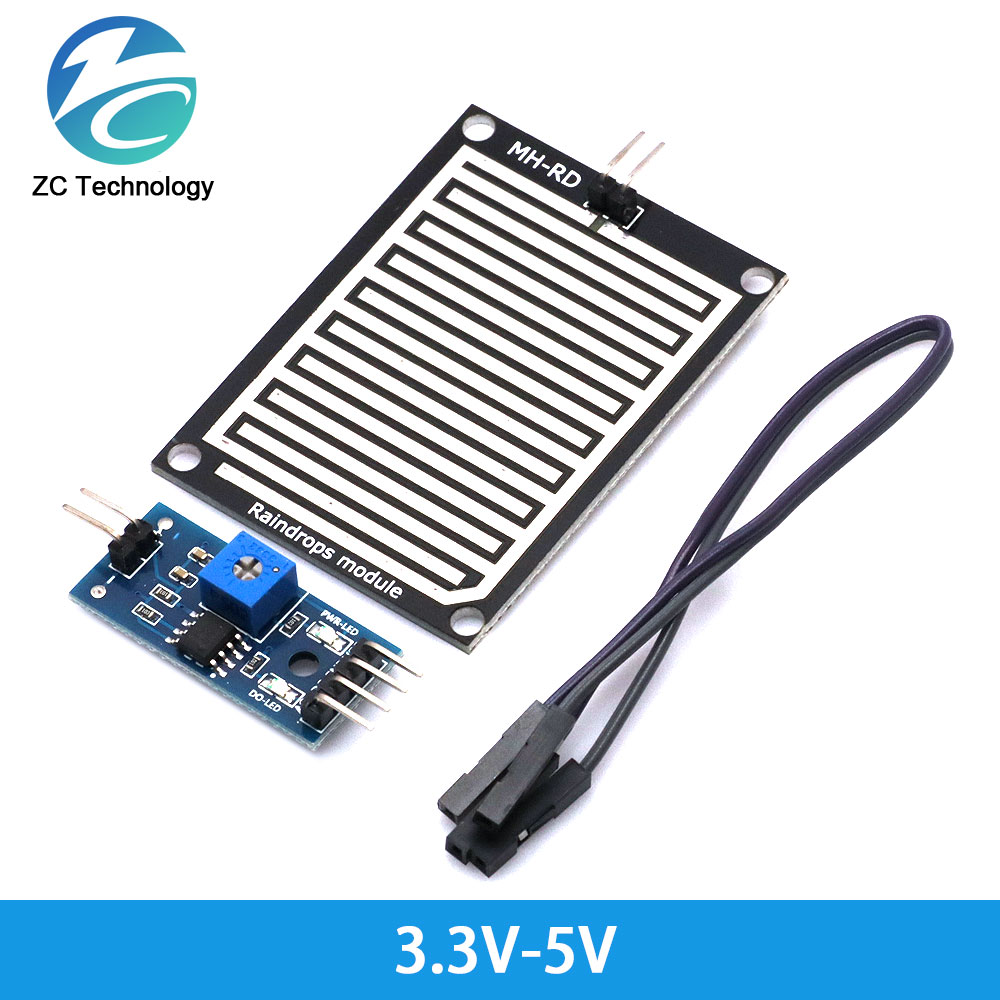 Snow Raindrops Detection Senso - Rain Sensor For Irrigation Timer ulasan dan harga