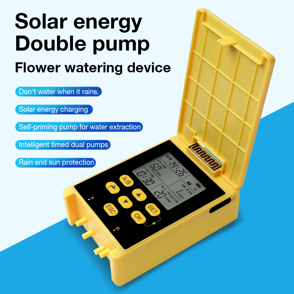 Wholesale New Solar Dual Pump  - Rain Sensor For Irrigation Timer ulasan dan harga