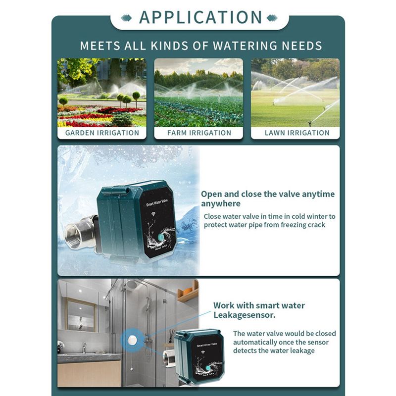 B50C Tuya Smart Zigbee Electri - Tuya Zigbee Garden Irrigation Controller ulasan dan harga