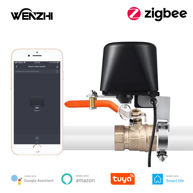 ZigBee Water/Gas Valve Remote  - Tuya Zigbee Garden Irrigation Controller ulasan dan harga