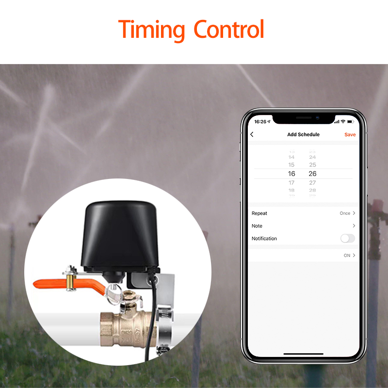 ZigBee Water/Gas Valve Remote  - Tuya Zigbee Garden Irrigation Controller ulasan dan harga