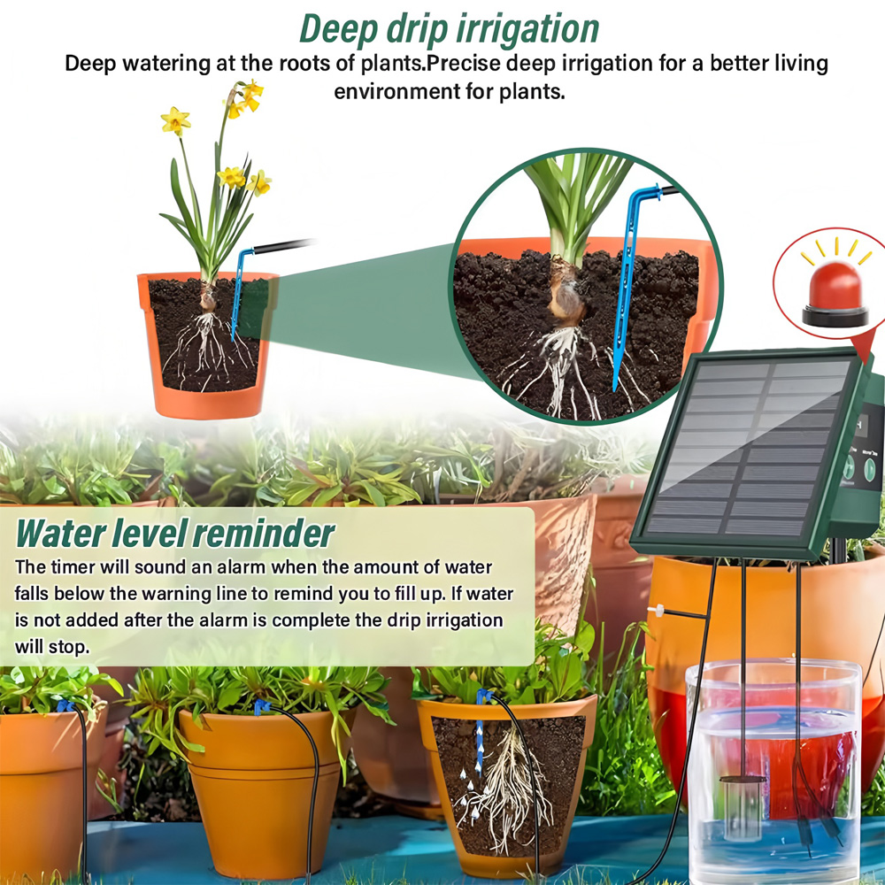 1pc DIY Solar-Powered Automati - Rain Sensor For Irrigation Timer ulasan dan harga