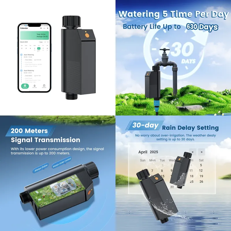 Smart Garden Sprinkler Water T - Wifi Water Timer Hose Faucet Smart ulasan dan harga