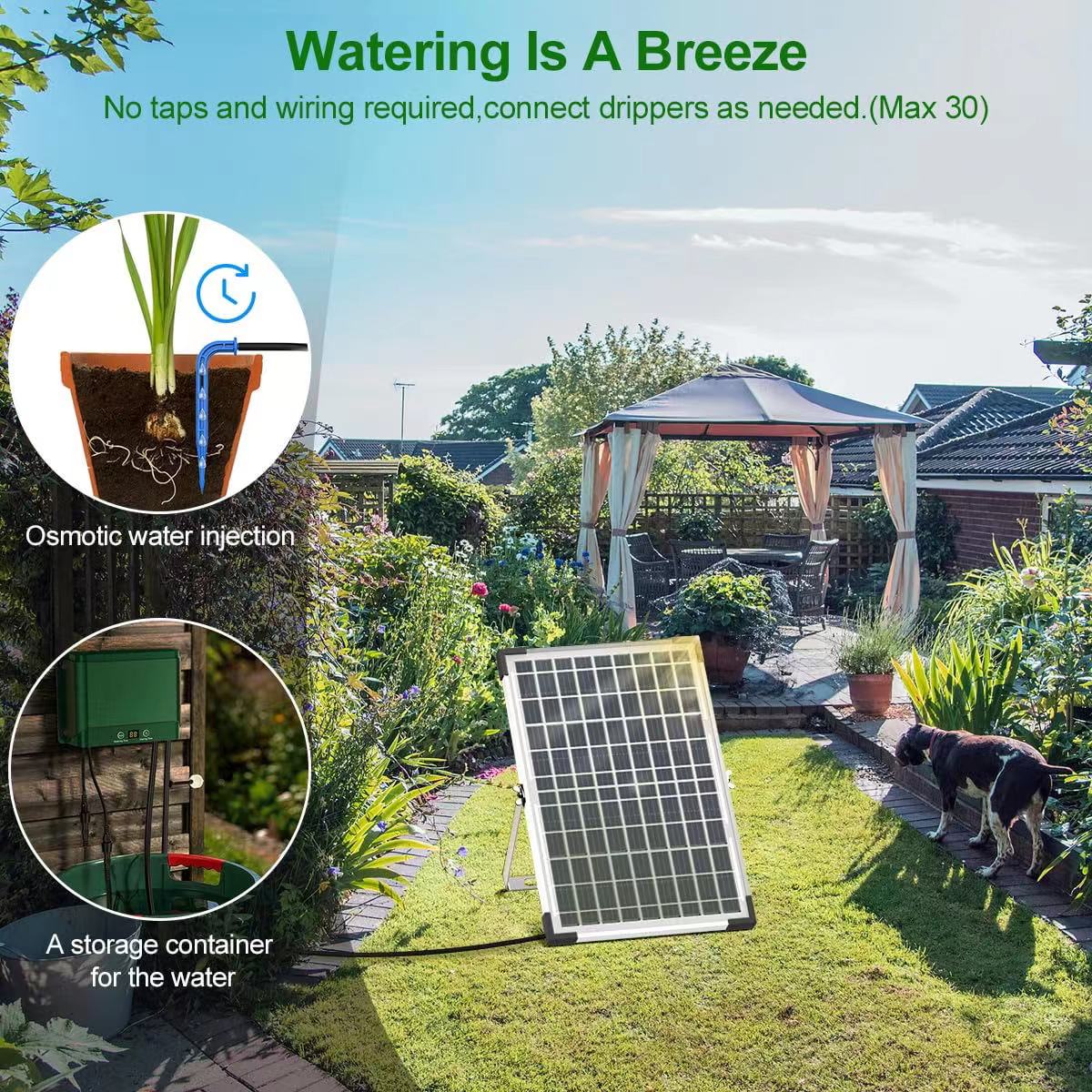 Hot Product Solar Garden Autom - Solar Drip Irrigation Kit Garden ulasan dan harga
