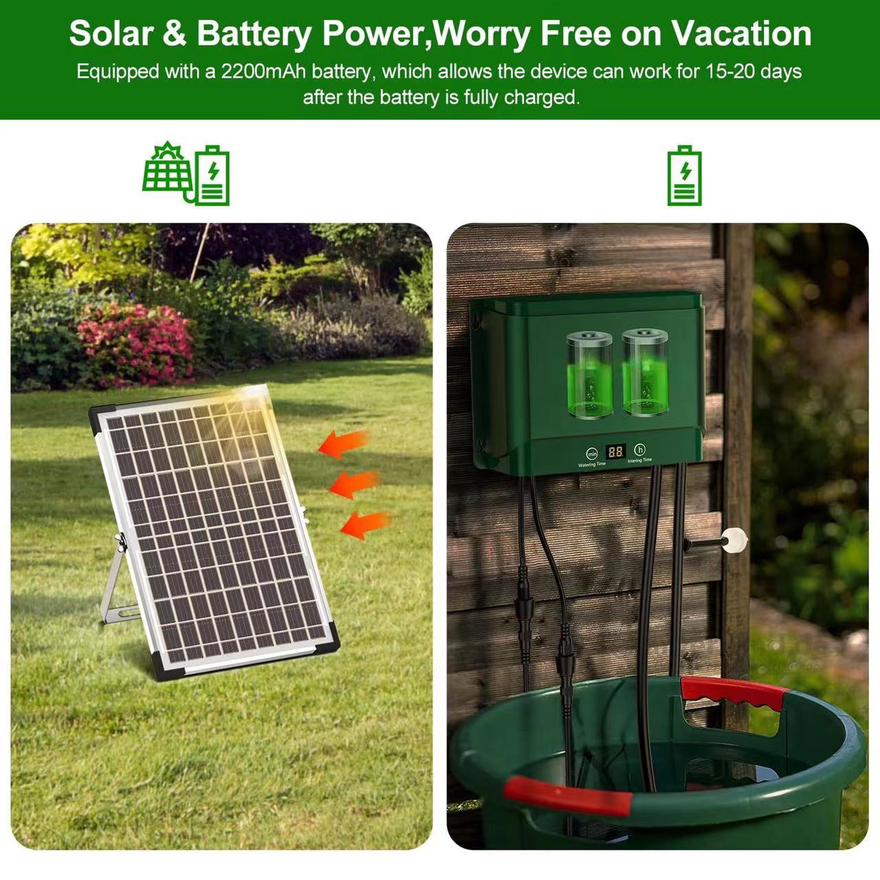 Hot Product Solar Garden Autom - Solar Drip Irrigation Kit Garden ulasan dan harga