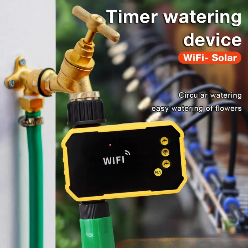 Solar WiFi Irrigation Timer Wi - Rain Sensor For Irrigation Timer ulasan dan harga