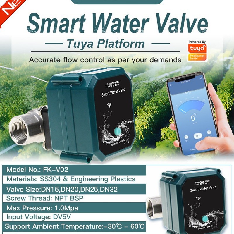Tuya WiFi Zigbee Smart Water V - Tuya Zigbee Garden Irrigation Controller ulasan dan harga
