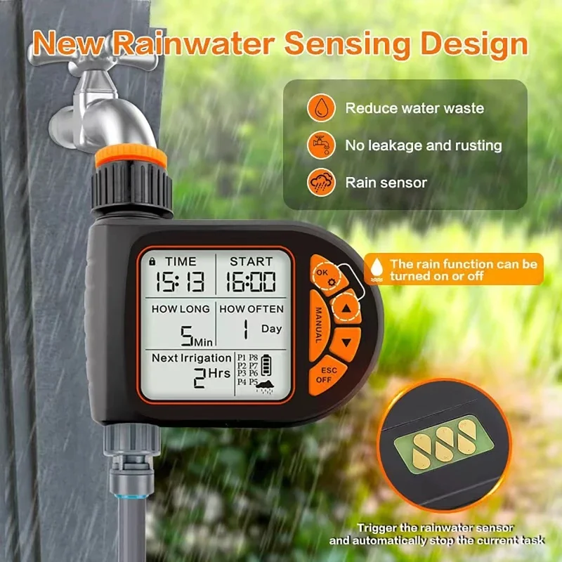 Smart Garden Timer Irrigation  - Rain Sensor For Irrigation Timer ulasan dan harga