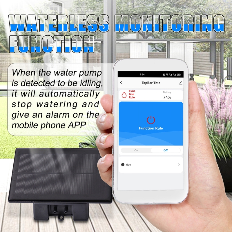 Solar Power Timer Pump Automat - Solar Drip Irrigation Kit Garden ulasan dan harga