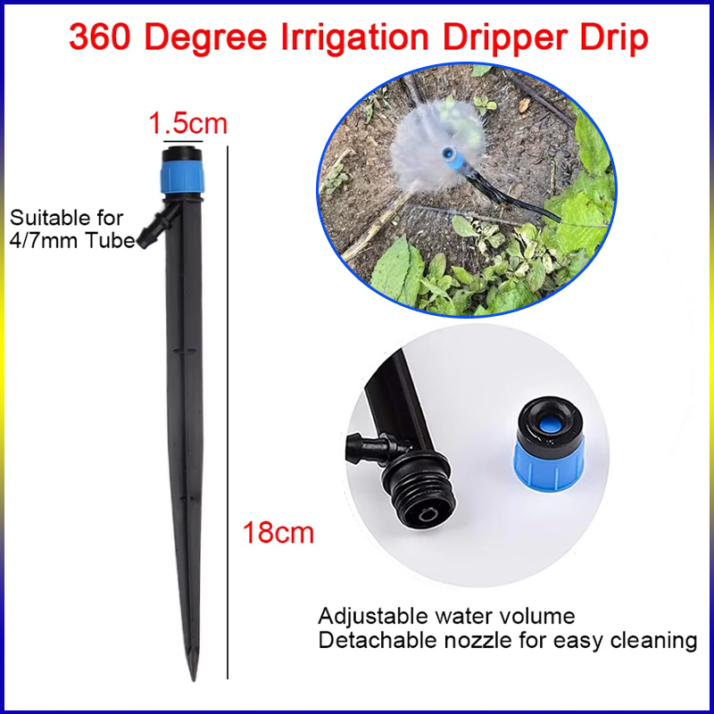 ZK 20/50pcs Adjustable 360° Dr - Drip Emitters Adjustable 360 Micro ulasan dan harga