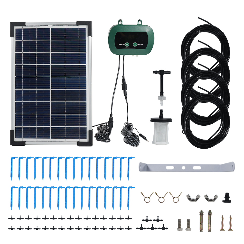 Solar Hydroponics Equipment  M - Solar Drip Irrigation Kit Garden ulasan dan harga