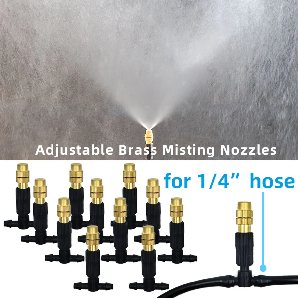 15M-30M Outdoor Misting Coolin - Mist Cooling System Outdoor Patio 15M ulasan dan harga