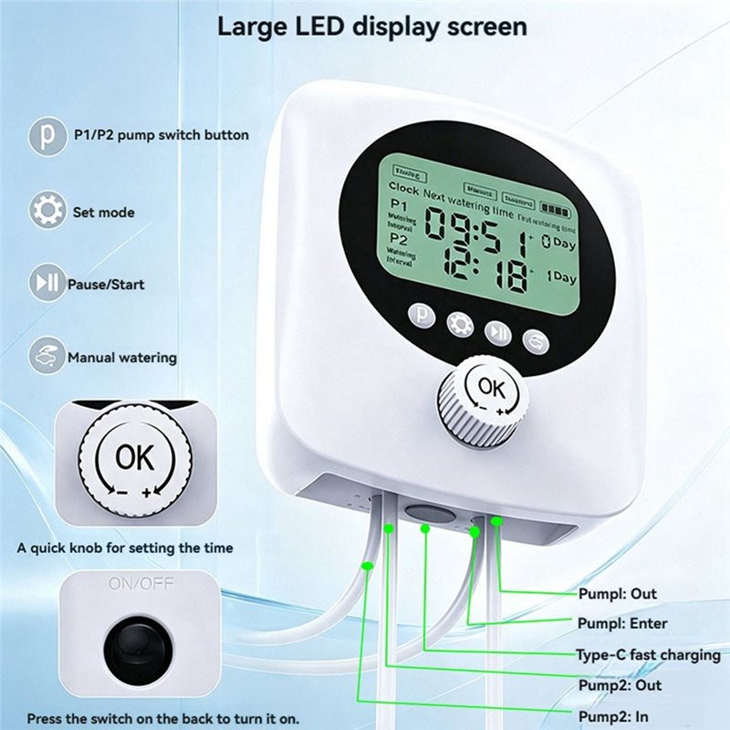 For 30 Potted Plants Compatibl - Automatic Watering Pump Indoor Plants ulasan dan harga