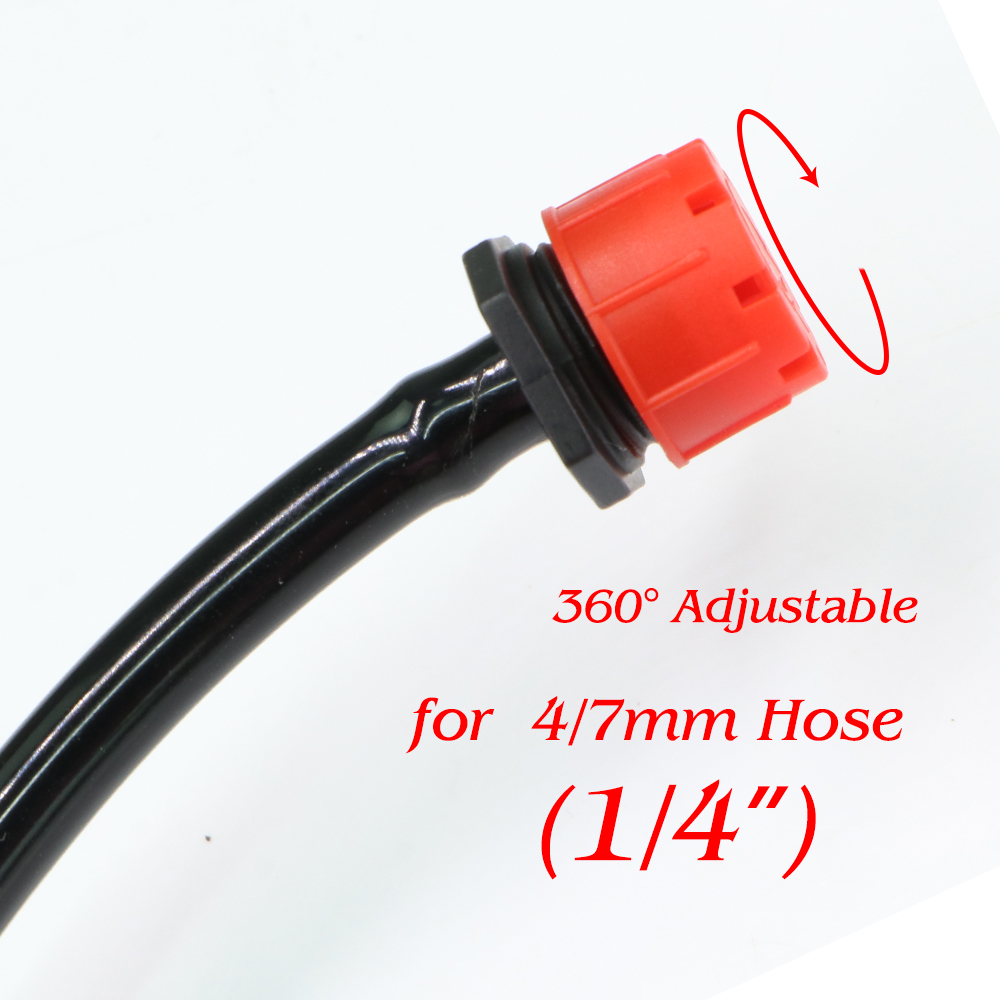 30-1000pcs Adjustable Irrigati - Drip Emitters Adjustable 360 Micro ulasan dan harga