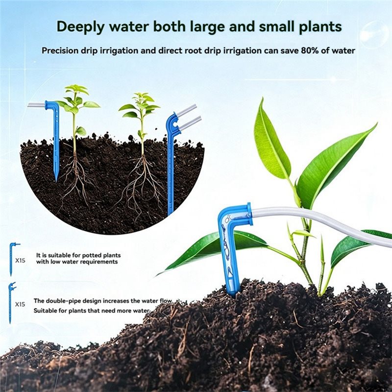 AB66-Dual Pump Automatic Plant - Automatic Watering Pump Indoor Plants ulasan dan harga