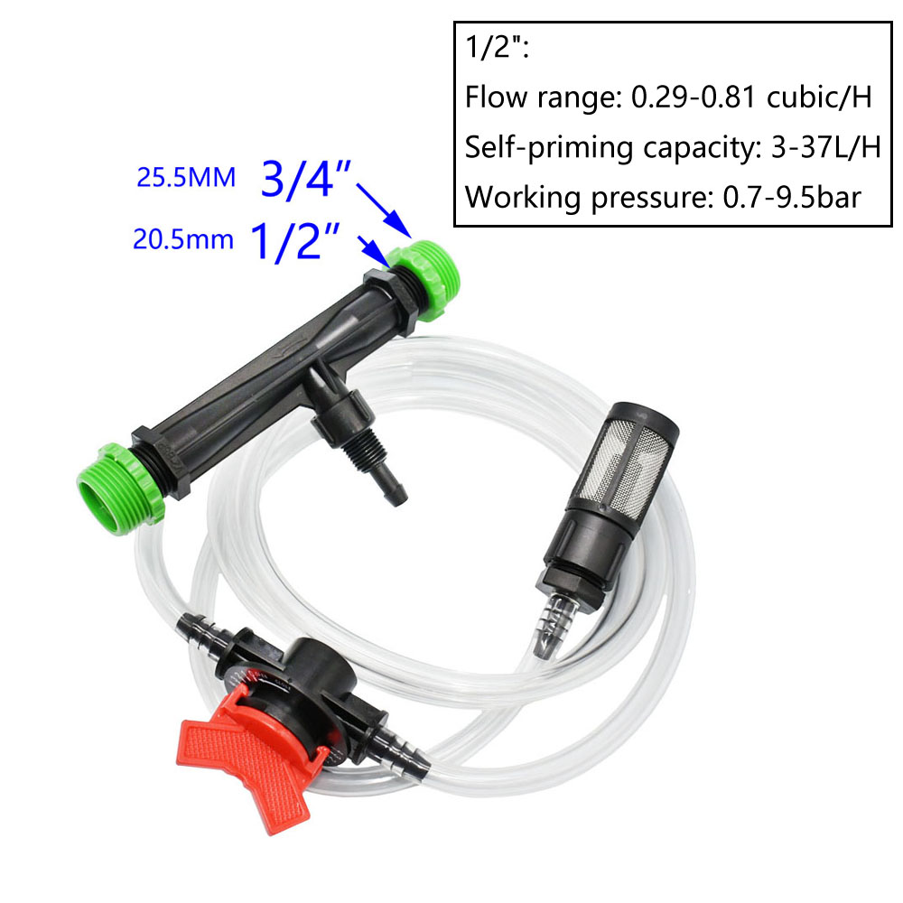 1/2 3/4 1 1.5 Inch Venturi Fer - Fertilizer Injector Venturi 3/4 Inch ulasan dan harga